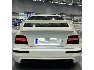 Спойлер багажника BMW E39 стиль M5 GT (4 части) черный глянец