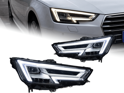 Оптика передня, фари Audi A4 B9 (2017-2020) LED з лінзою