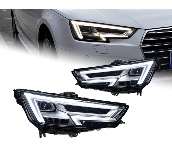 Оптика передня, фари Audi A4 B9 (2017-2020) LED з лінзою