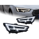 Оптика передня, фари Audi A4 B9 (2017-2020) LED з лінзою
