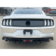 Накладка заднього бампера Ford Mustang MK6.5 Чорний глянець (ABS-пластик)