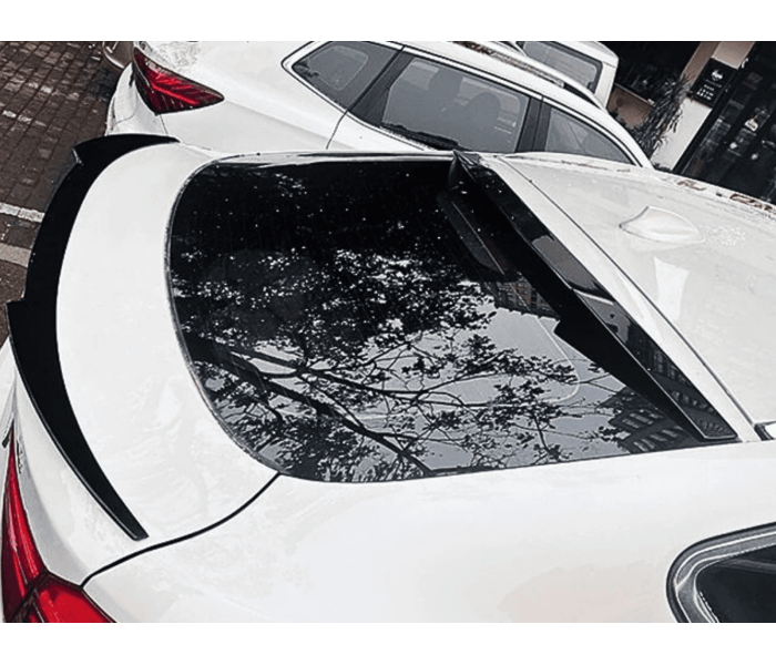 Спойлер на заднє скло Audi A3 8V (ABS-пластик) чорний глянець