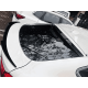 Спойлер на заднє скло Audi A3 8V (ABS-пластик) чорний глянець