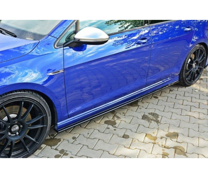 Накладки (дифузори) порогів Volkswagen Golf 6 (2008-2012 р.в.)