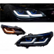 Оптика передня, світлодіодні фари на BMW E60 рестайл