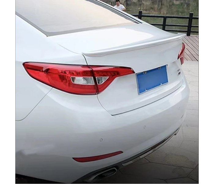 Cпойлер багажника Hyundai Sonata чорний глянець (2015-2019)