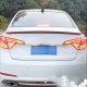 Cпойлер багажника Hyundai Sonata чорний глянець (2015-2019)
