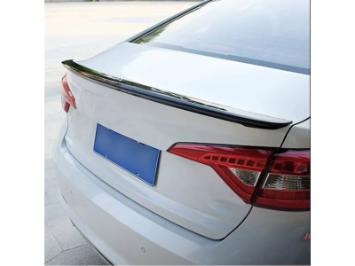 Cпойлер багажника Hyundai Sonata черный глянец (2015-2019)