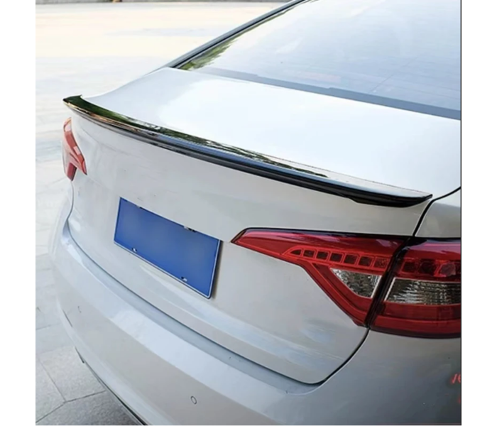 Cпойлер багажника Hyundai Sonata чорний глянець (2015-2019)