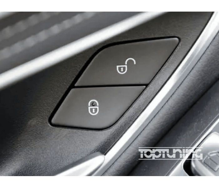 Кнопки розблокування центрального замка в Mercedes Benz C Class W205 (2014-2023)