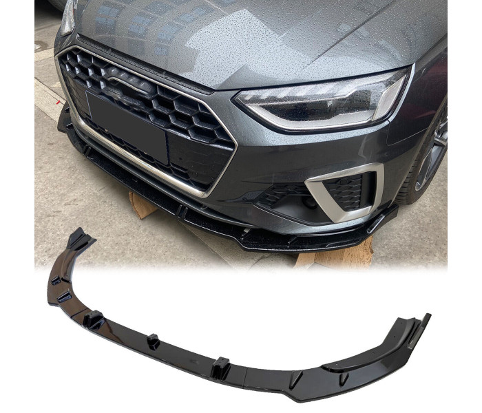 Накладка переднього S-Line бампера Audi A4 B9 (20-24 р.в.)