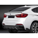 Накладка заднього бампера BMW X6 F16 M Sport (14-19 р.в.)
