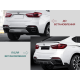 Накладка заднього бампера BMW X6 F16 M Sport (14-19 р.в.)