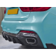 Накладка заднього бампера BMW X6 F16 M Sport (14-19 р.в.)