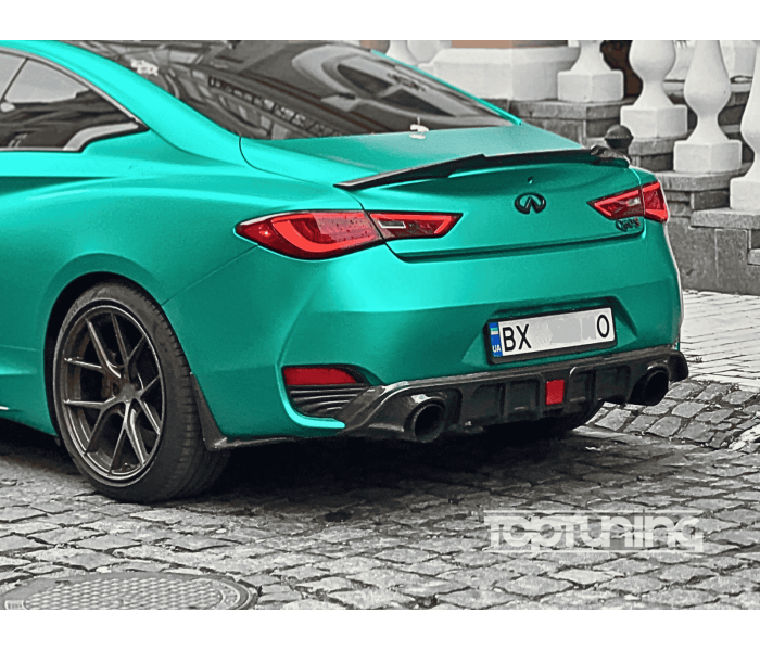 Накладка заднього бампера Infinity Q60 CV37 (2017-2022) зі стоп сигналом