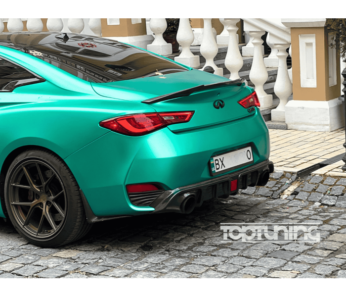Накладка заднього бампера Infinity Q60 CV37 (2017-2022) зі стоп сигналом