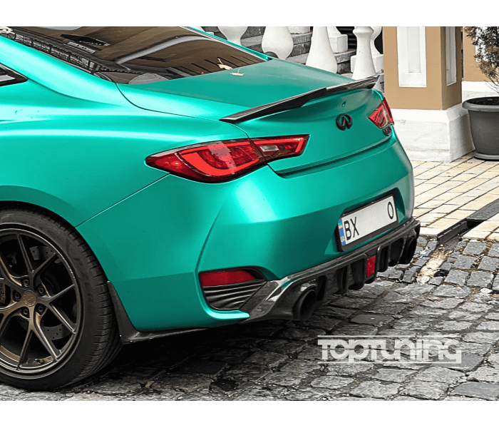 Накладка заднього бампера Infinity Q60 CV37 (2017-2022) зі стоп сигналом