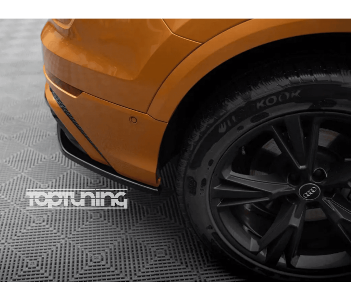 Накладки (дифузори) заднього бампера Audi Q8 S-line (18-23)