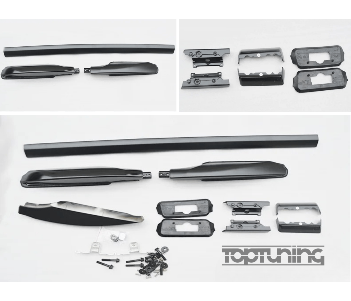 Рейлінги на дах Toyota Land CRUISER PRADO 150 (2010-2023) чорні