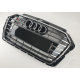 Решітка радіатора Audi A3 8V стиль RS3 чорна + хром (16-20 р.в.)