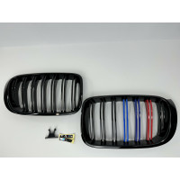 Решітка радіатора BMW X3 F25 (14-17 г.в.) / BMW X4 F26 (14-17 г.в.) М тріколор