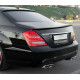 Спойлер Mercedes W221 чорний глянсовий ABS-пластик