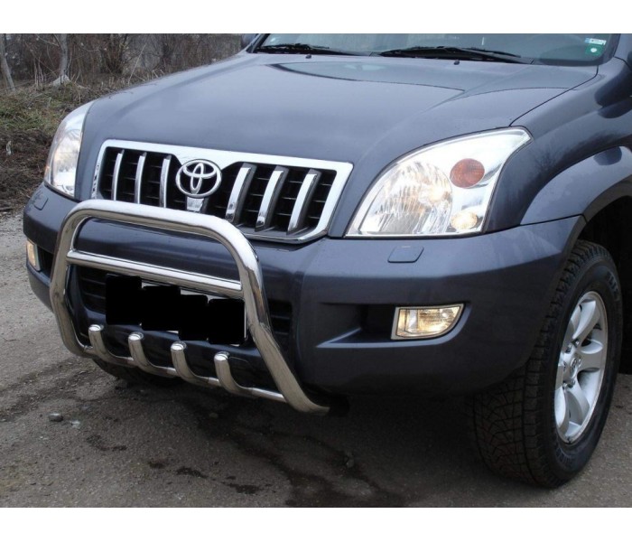 Захист переднього бампера (кенгурятник) Toyota Land Cruiser Prado 120