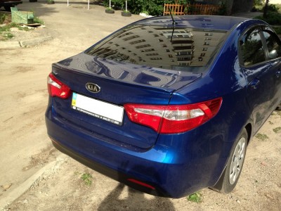 Спойлер лип багажника KIA RIO (2011-2015)