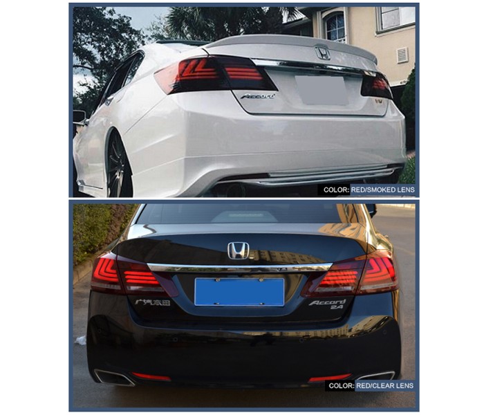 Оптика задняя, фонари на Honda Accord 9