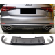 Диффузор (накладка) Audi A4 B9 на стандартный задний бампер