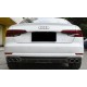 Диффузор (накладка) Audi A4 B9 на стандартный задний бампер