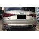 Диффузор (накладка) Audi A4 B9 на стандартный задний бампер