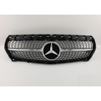 Решітка радіатора Mercedes W117 Diamond Silver (2013-2016)