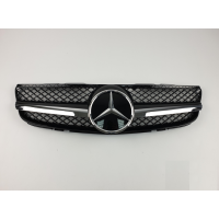 Решітка радіатора Mercedes R230 SL Black (2005-2008)