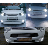 Протитуманні фари з DRL Opel Astra H / Astra G / Corsa D / Vectra C / Zafira B / Tigra