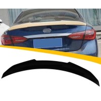 Спойлер Infiniti Q50 Q50L Q50S стиль PSM ABS-пластик чорний глянець  (2013-2020)