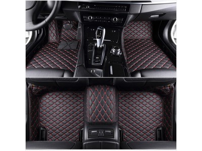Коврики салона Hyundai Santa Fe заменитель кожи (2013-...)