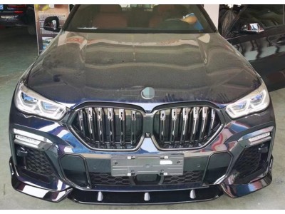 Накладка переднего бампера BMW X6 G06 стиль М-Performance