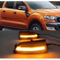 Динамічні повторювачі поворотів Ford Ranger / Everest димчасті (2012-...)