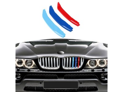 Вставки в решетку радиатора BMW X5 E53 (2004-2006)