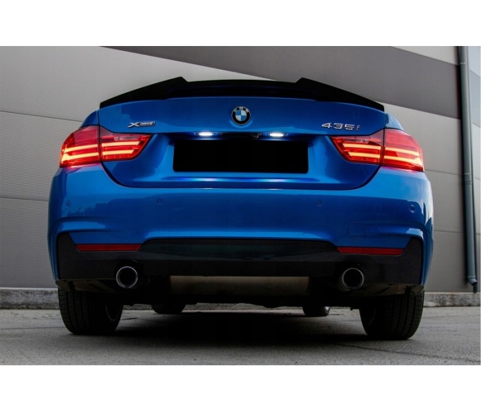 Спойлер на BMW 4 F36 стиль M4 черный глянцевый ABS-пластик