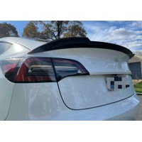 Спойлер Tesla Model 3 стиль М4 Large черный глянцевый ABS-пластик (2017-2022)