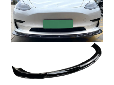 Накладка переднього бампера Tesla Model Y чорний глянець (2020-...)