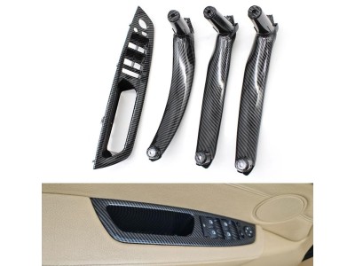 Комплект внутренних ручек дверей BMW X5 E70 / X6 E71 под карбон