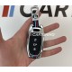 Чохол протектор на ключ для Audi A1 A3 A4 A5 A6 A7 A8 Q2 Q3 Q5 Q7 хром вар.4