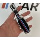 Чохол протектор на ключ для Audi A1 A3 A4 A5 A6 A7 A8 Q2 Q3 Q5 Q7 хром вар.3