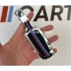 Чохол протектор на ключ для BMW F20 F30 F34 F32 F07 F10 F30 F06 M5 M6 F25 F26 сріблястий