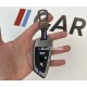 Чохол протектор на ключ для BMW F48 G30 G11 F39 F25 F15 F16 сірий хром