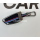 Чохол протектор на ключ для BMW F48 G30 G11 F39 F25 F15 F16 сірий хром