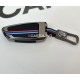 Чохол протектор на ключ для BMW F48 G30 G11 F39 F25 F15 F16 сірий хром